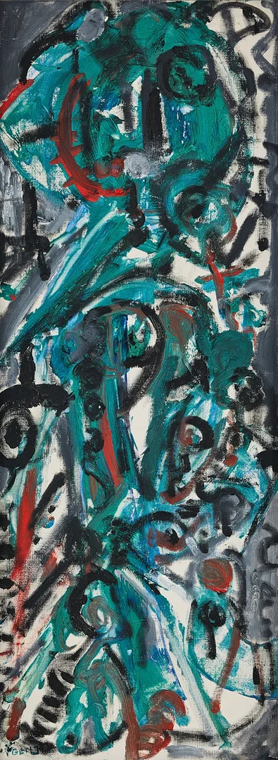 HERBERT GENTRY. Abstrakt komposition. — Paintings — Stockholms Auktionsverk Fine Art