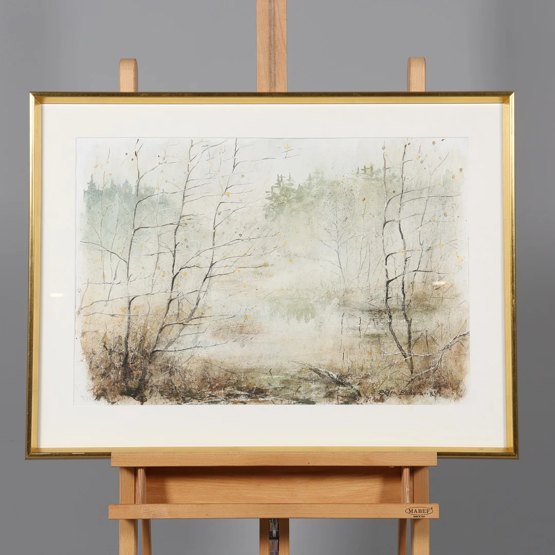 BJÖRN EKEGREN. AKVARELL, signerad samt daterad -88. — Paintings — Borås Auktionshall