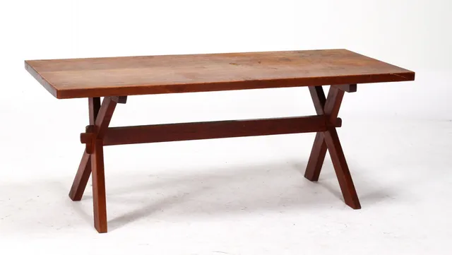 Danish furniture manufacturer. Coffee table, solid mahogany