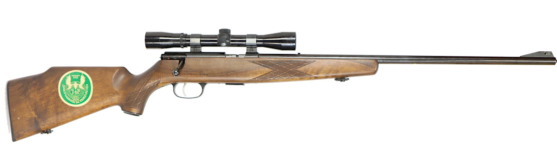 KULGEVÄR, Repeter, fabrikat Krico, modell 300, kaliber .22WMR, tillv.nr 517634, se-nr SE0836712. — Rifles — Walter Borg