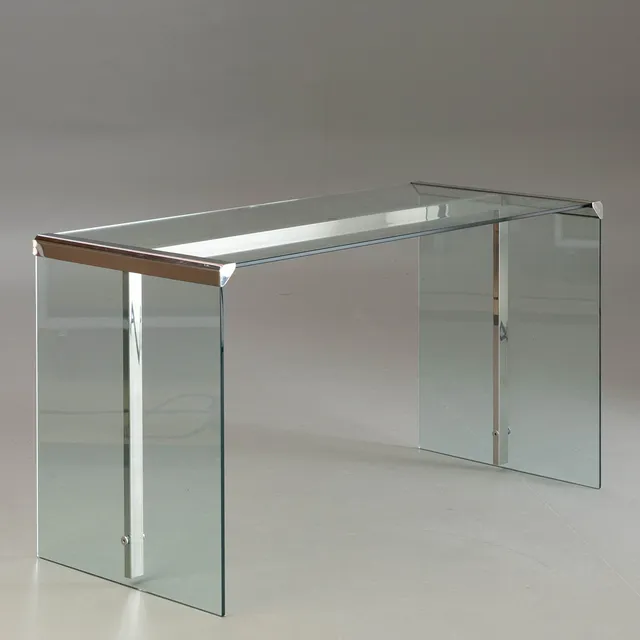 GALLOTTI & RADICE, Italien, Schreibtisch, Glas.