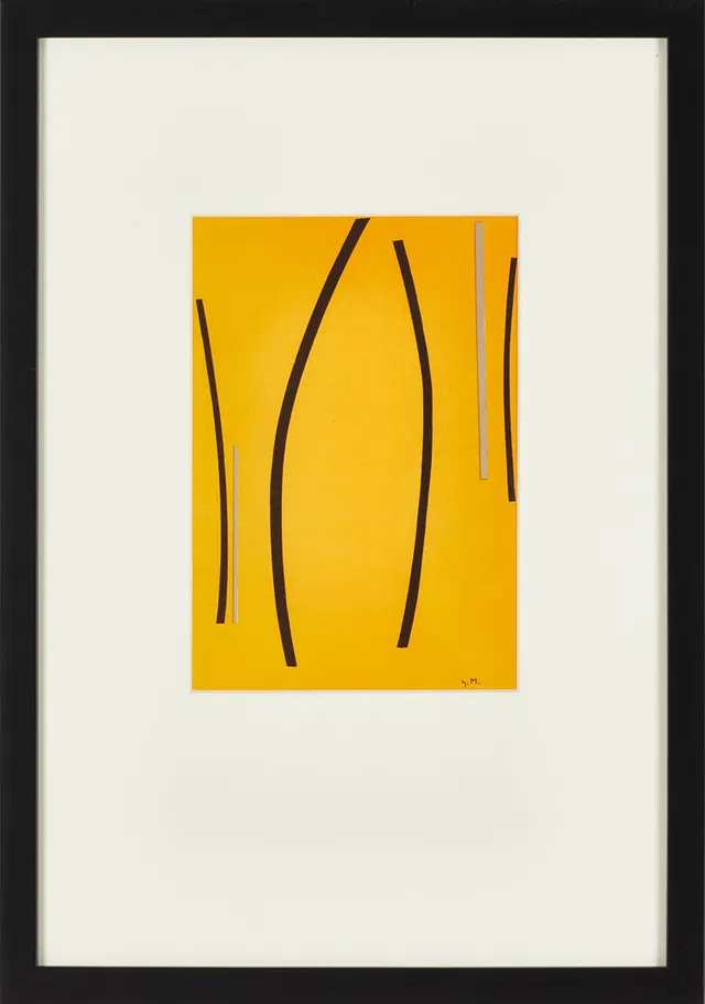 GERT MARCUS (Tyskland/Sverige, 1914-2008), efter, Komposition, monogramsignerad i plåten, 1956, färgtryck.