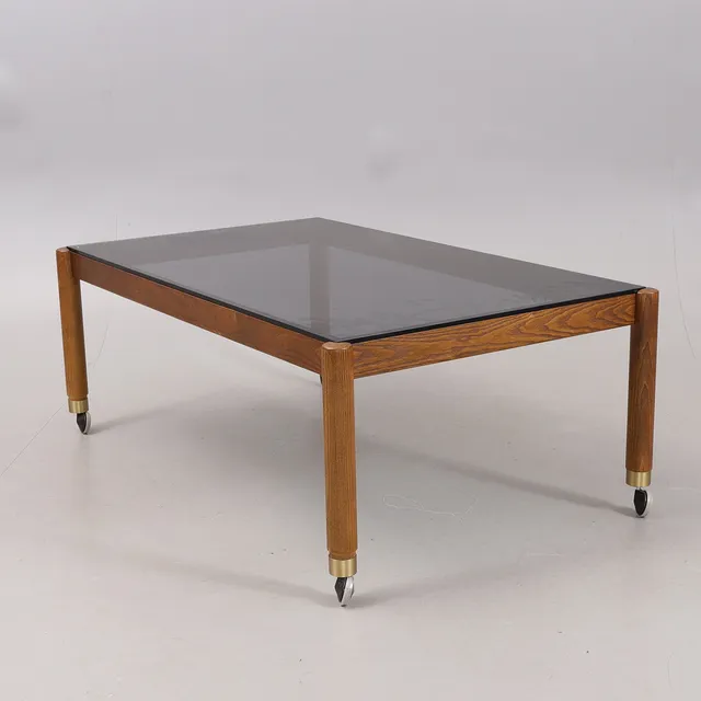 SOFFBORD. Glasskiva, 1970-tal.