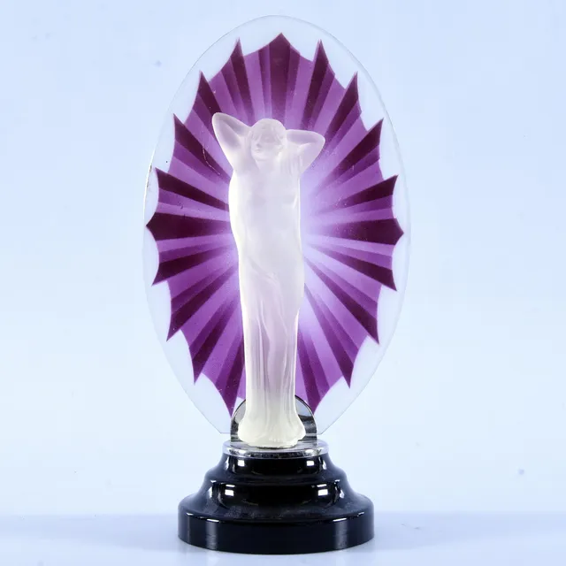 GLASSKULPTUR, Art Deco, 1920/30-tal.