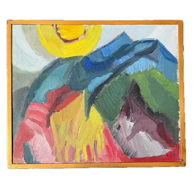 GÖSTA ASP. 1958. Olja på duk.