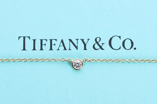 Elsa Peretti for Tiffany & Co. Diamonds by the Yeard Necklace in 18 kt gold with brilliant, approx.