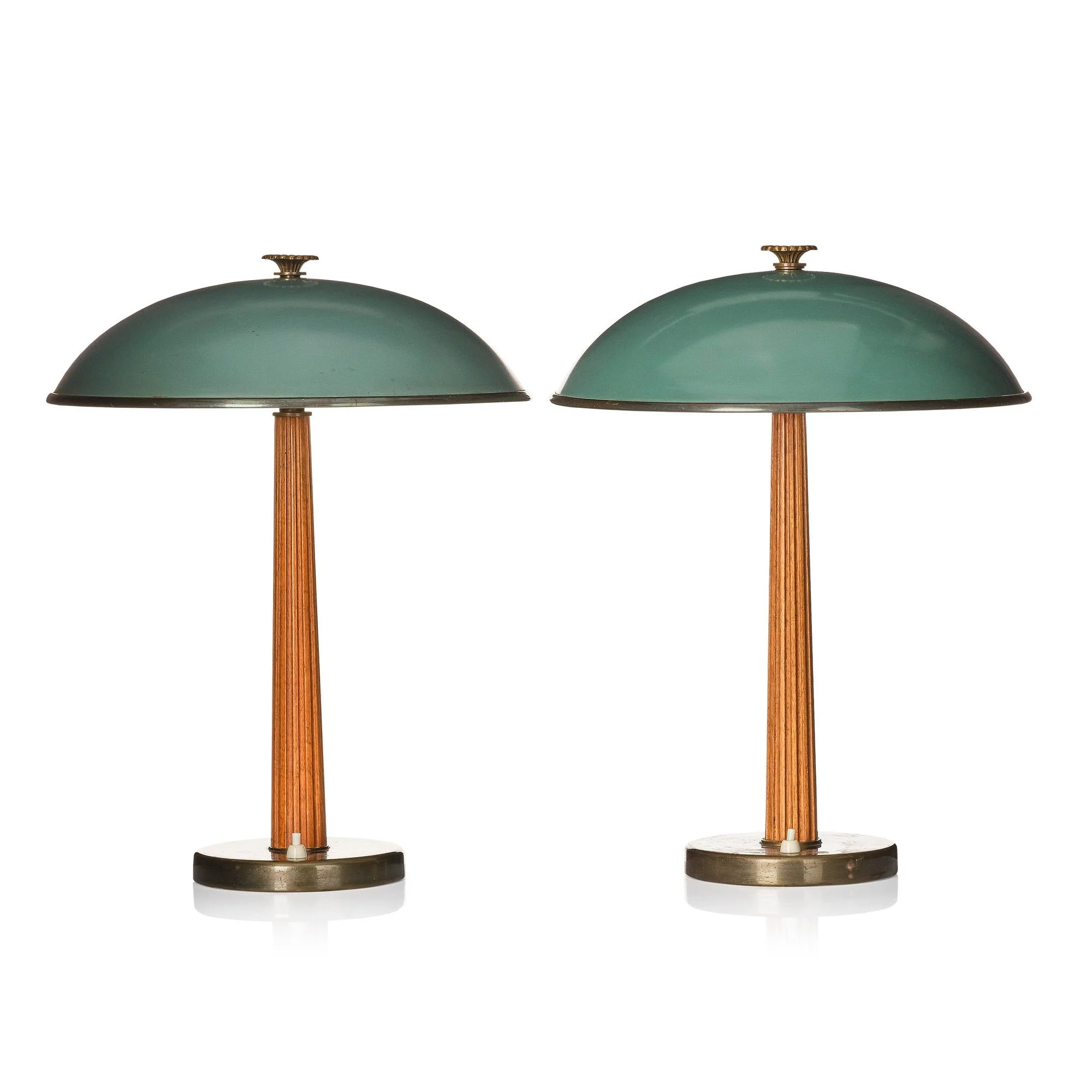 Erik Tidstrand, bordslampor 1 par, modell "29595", Nordiska Kompaniet, 1930-tal. — Bukowskis