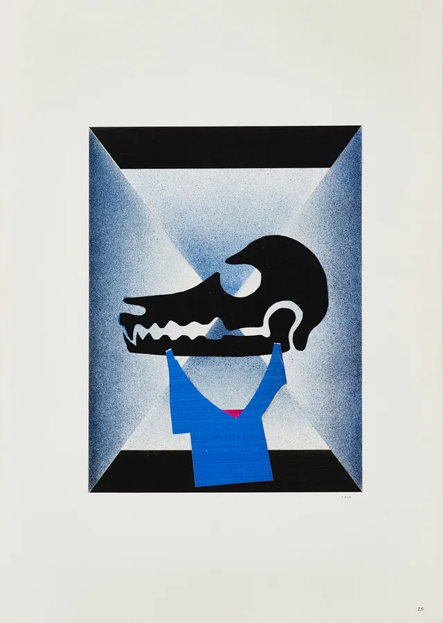HEINZ SEVENICH (Aachen/Tyskland 1935-2023). Collage, 3 st, blandteknik.