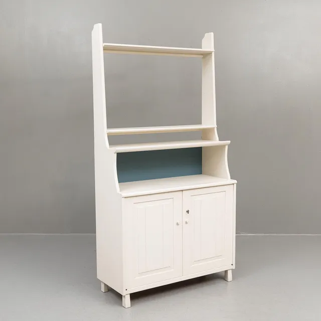 CARL MALMSTEN. Bokhylla med skåp, "Visingsö", Åfors Möbelfabrik eller Svensk Fur.
