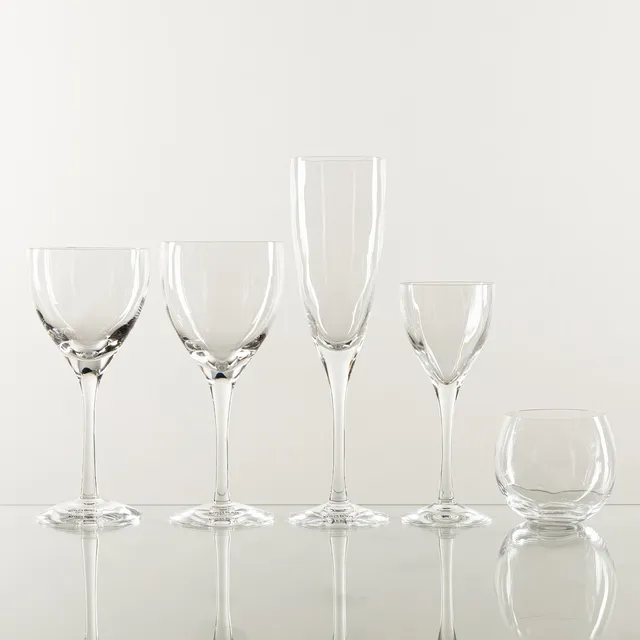 BERTIL VALLIEN. Glasservis, 14 delar, "Chateau", formgivna 1981, Kosta Boda.