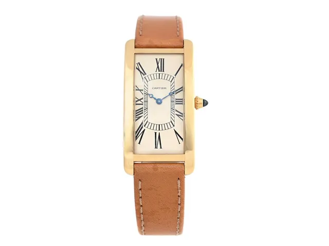 CARTIER, Tank Cintrée, "100 Anniversary LTD 150 Ex", Cal 9780 MC, Serie nr. 2718042/150, Ref nr. WGTA0057, herrur, 46,3 x 23 mm, 18K guld, manuell, safirglas, läderband, originalspänne i 18K guld, cert, december 2021, box, ytterkartong. Limiterad och numrerad (Nr. 42/150).