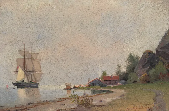 Hansteen, Nils — "Prospect fra Vestlandet"1878