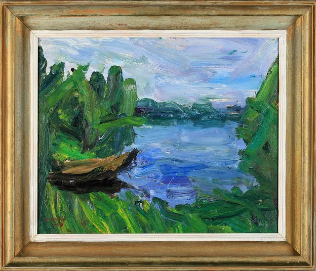 TURE DAHLÖ. 1895-1970. "Mulen dag".