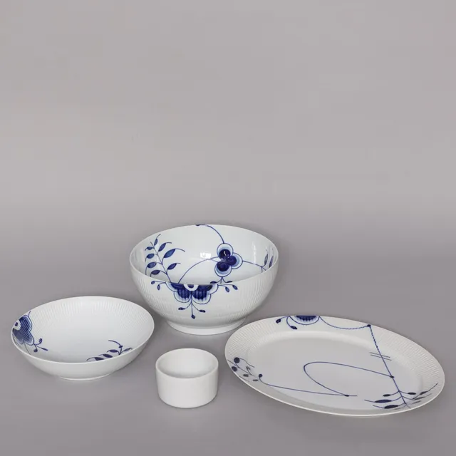 MATSERVISDELAR, 32 st, Blue Fluted Mega, Royal Copenhagen.