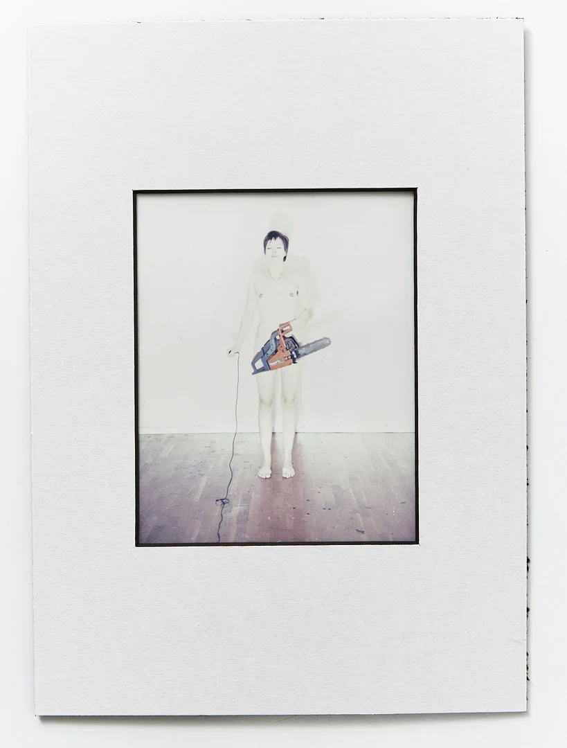 ANNIKA VON HAUSSWOLFF. "Det sista självporträttet", polaroidbild, 2007, signerat a tergo. — Photography — Stockholms Auktionsverk Magasin 5