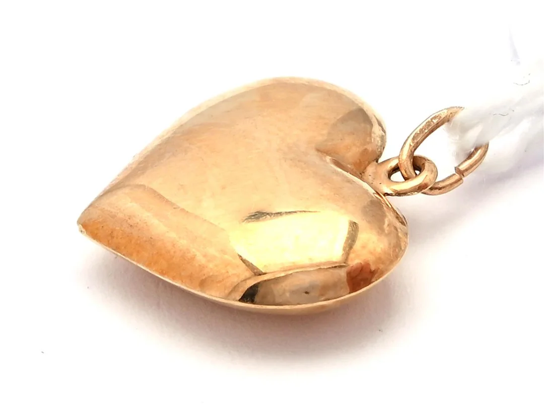Hänge 18K 0,7g höjd: 14mm bredd: 15mm, Hjärta — Smycken/Hänge — Kaplans