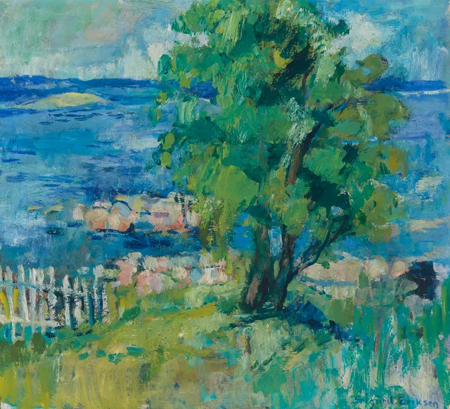 Eriksen, Sigurd — Hage ved fjorden