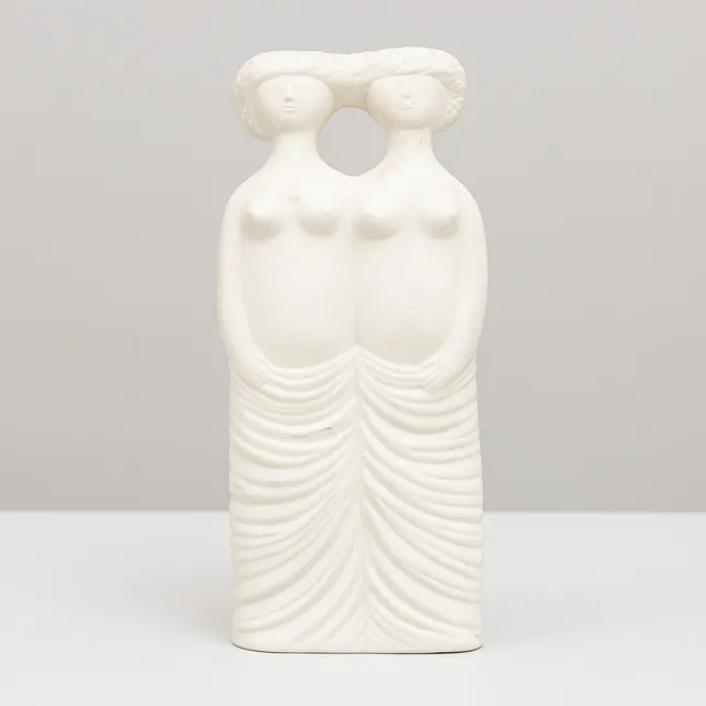 STIG LINDBERG. "Tvillingarna" parian Gustavsberg.
