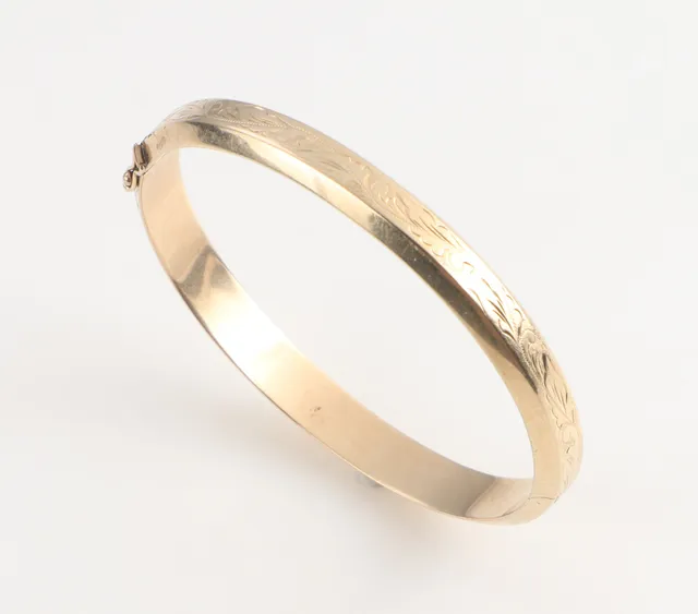 Herman Siersbøl. Openable bangle of 14 kt. gold