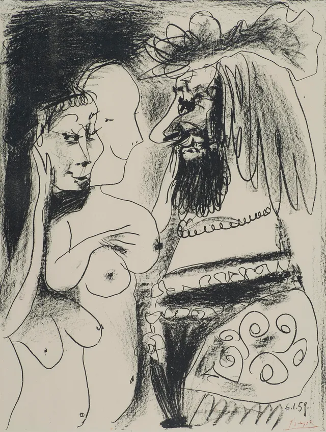Picasso, Pablo — "Le vieux roi", 1959 (6-1-59)