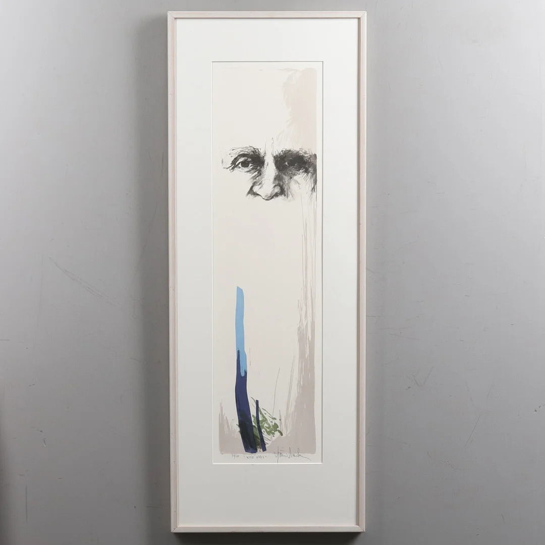 GÖRAN IVARSSON. FÄRGLITOGRAFI, "Wise Eyes", signerad och numrerad. — Engravings & Prints — Örebro Stadsauktioner