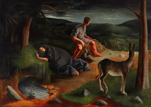 Borchgrevink, Ridley — Bibelsk scene, 1923