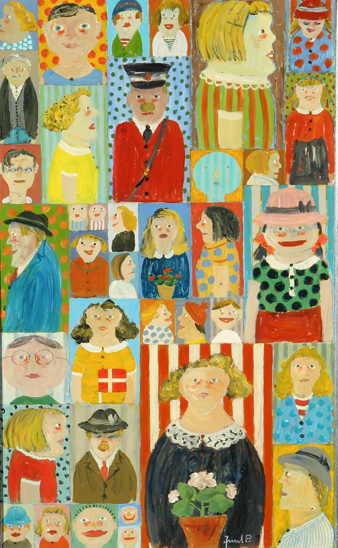 Anton Juul Petersen. 'From the family album' — Paintings and sculptures/Modern pictorial arts — Lauritz