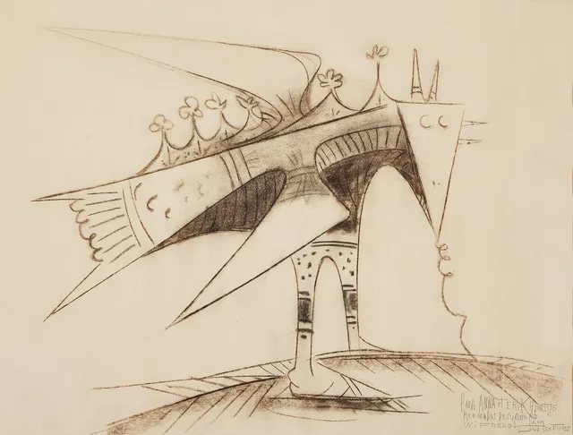 WIFREDO LAM. Utan titel.