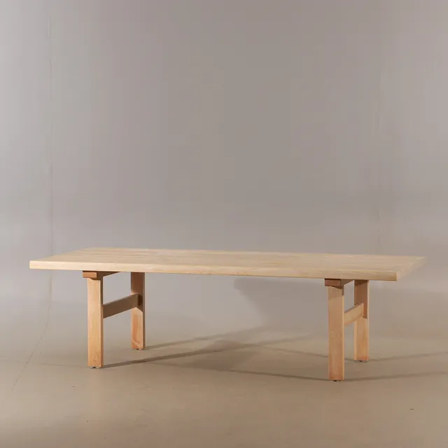 SOFFBORD, laserad ek, 1900/2000-tal.