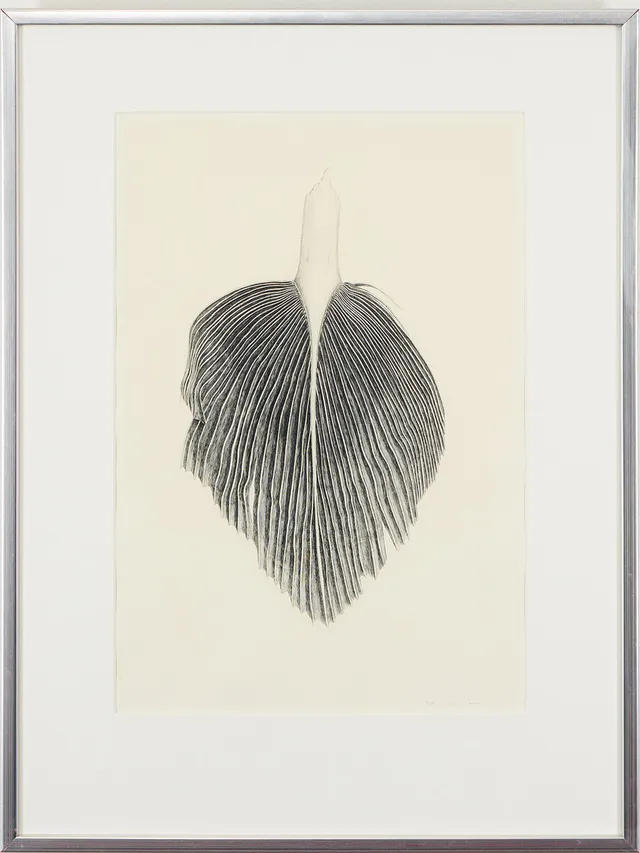 ULLA FRIES. Etsning, "Blad".