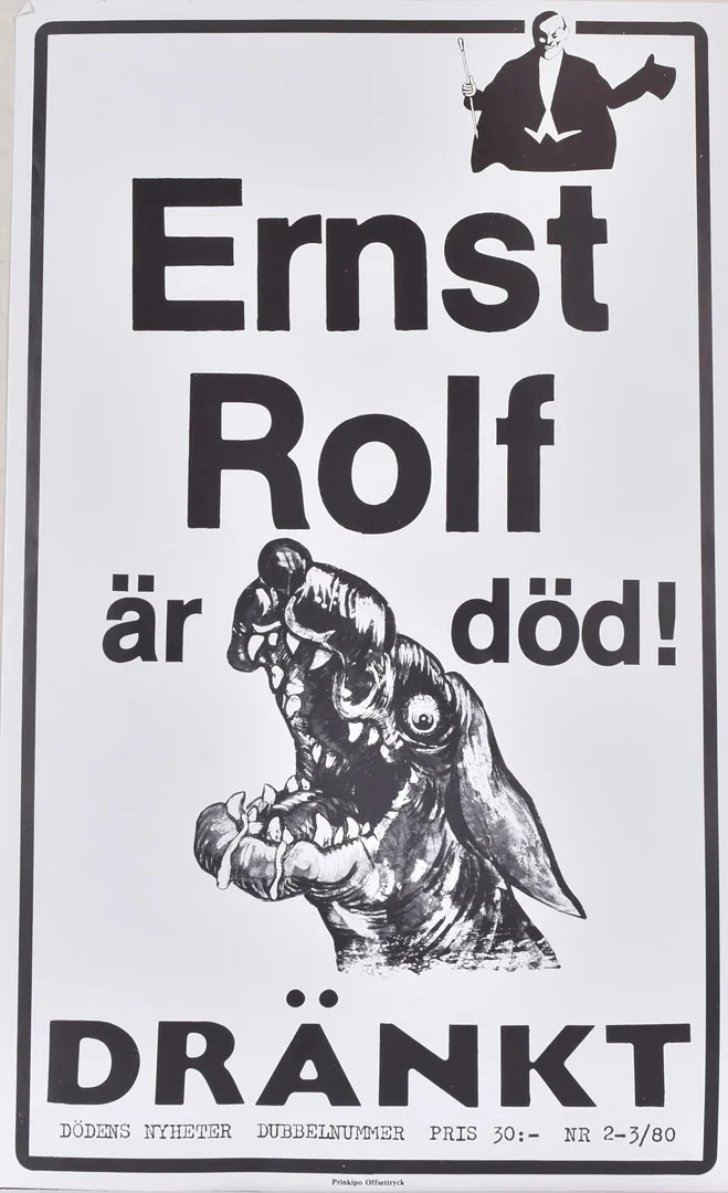 LARS HILLERSBERG. parti posters mm. — Engravings & Prints — Halmstads Auktionskammare