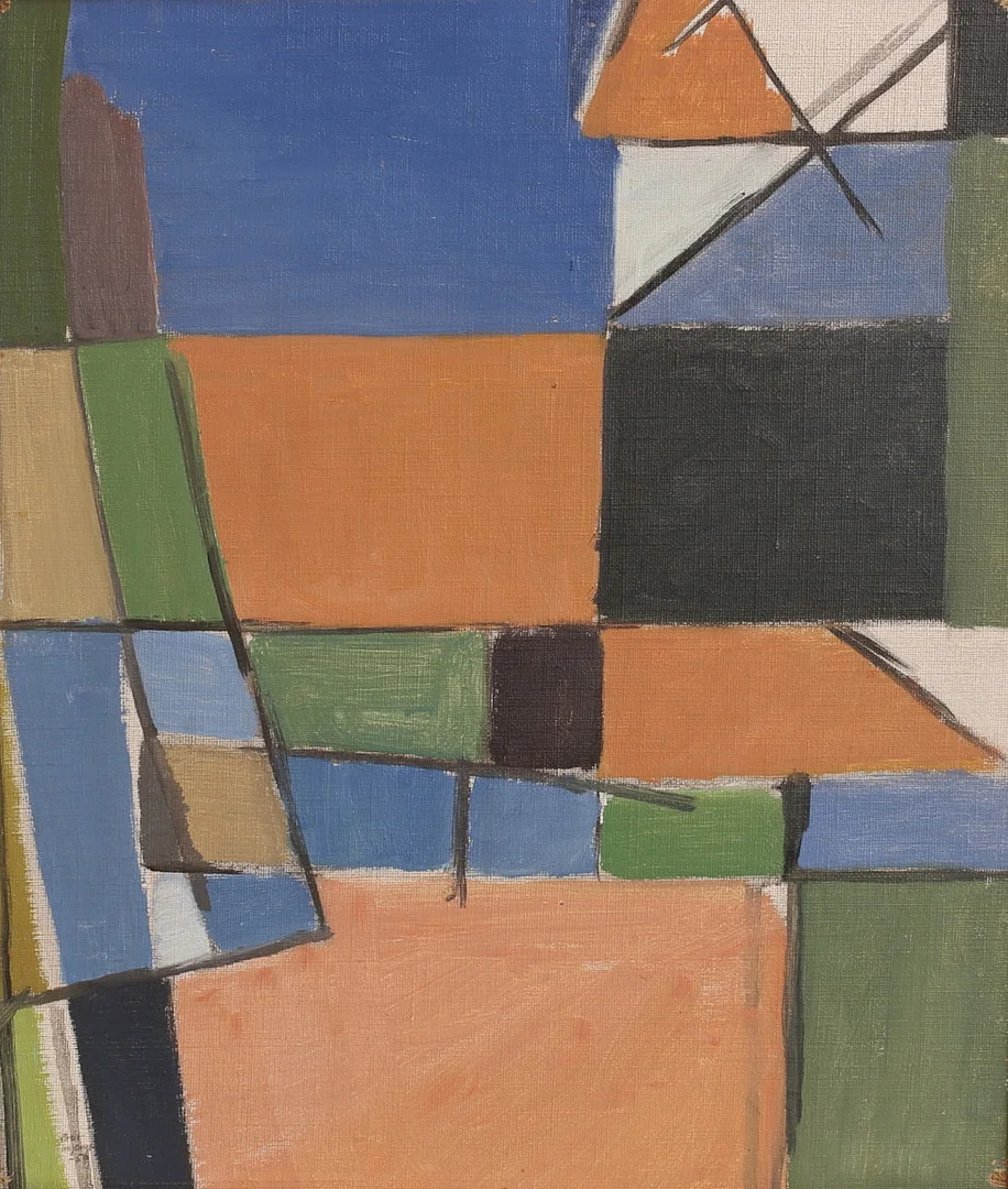BROR INGEMAR FRÖBERG. Olja på pannå, signerad. — Paintings — RA Auktionsverket Norrköping