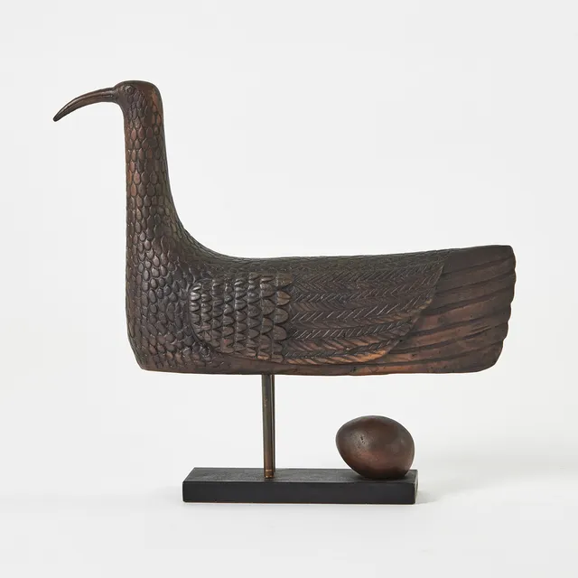STIG LINDBERG. "Solfågeln", brons, signerad, numrerad 258.