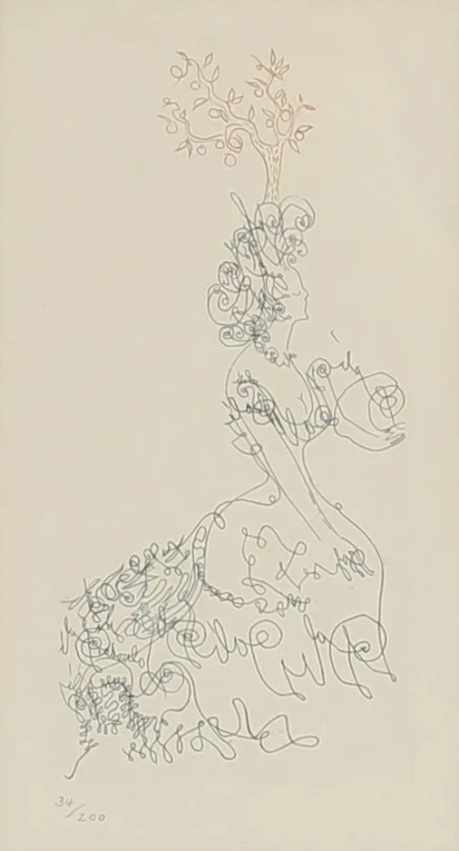 SALVADOR DALI. Efter, etsning, numrerad.