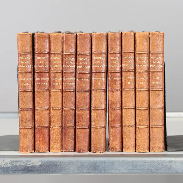 THOMAS LOVE PEACOCK. The Novels of, 10 Volumes, 1891.