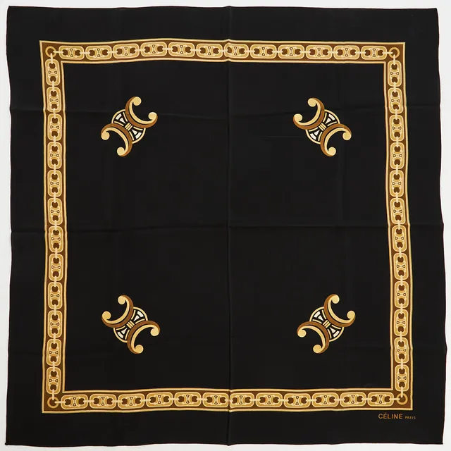 CÉLINE, scarf, siden, märkt Céline Paris.