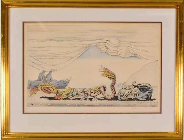 AXEL OLSON. Färgetsning.