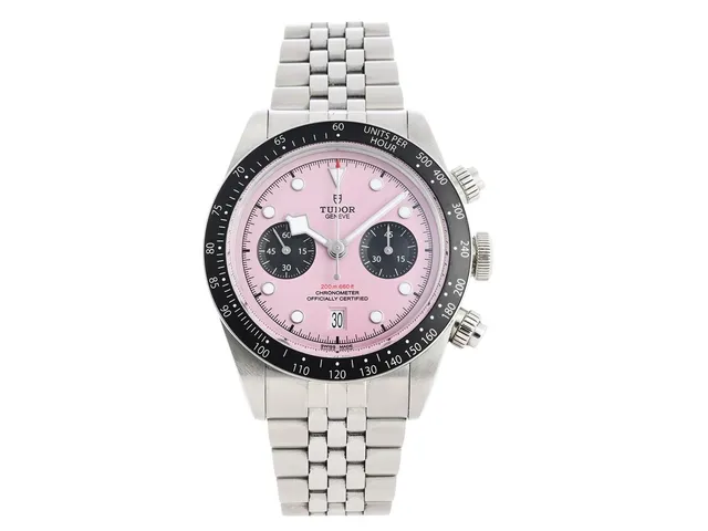 TUDOR, Geneve, Black Bay Chrono (200m:660ft), Chronometer, Cal MT5813, Serie nr. VN45636, Ref nr. M79360N-0019, Boett nr. 8550, kronograf, herrur, 41 mm, stål, automatisk, safirglas, datum, originallänk, viklås, Ref nr. 61580-RP07/324, läderband, viklås cert, oktober 2024, box, ytterkartong.