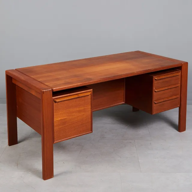 Schreibtisch, Teak, 1960er Jahre, Dänemark.