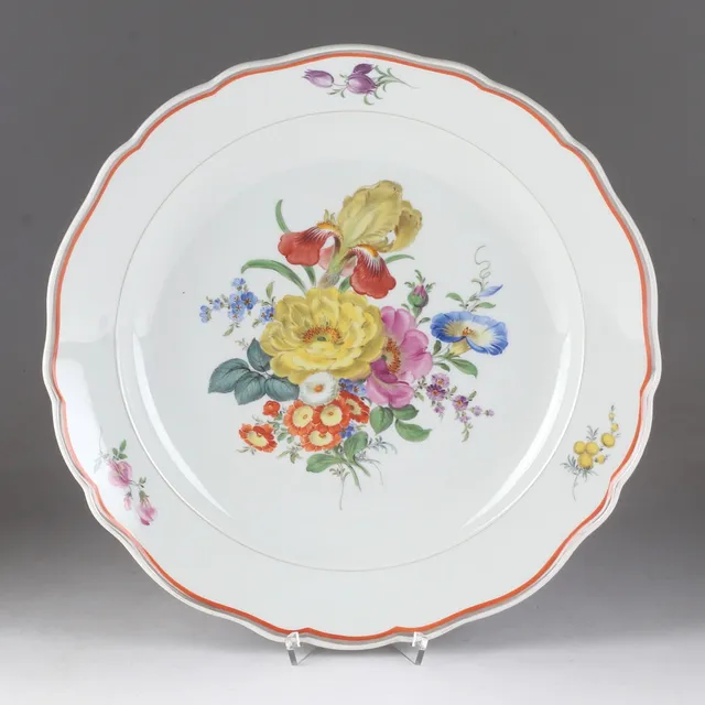 SKÅLFAT, porslin, Meissen. Tyskland.