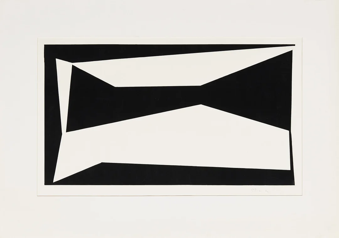 GERT MARCUS (1914-2008). Komposition, litografi. — Engravings & Prints — Stockholms Auktionsverk Magasin 5