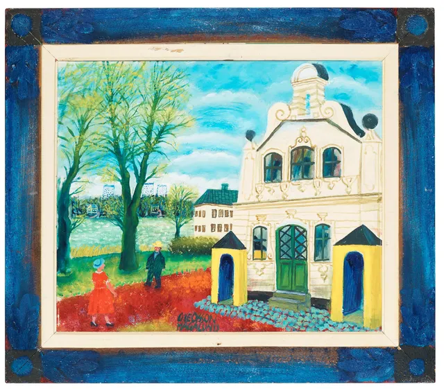 Olle Olsson-Hagalund, "Vid Ulriksdals Slott".