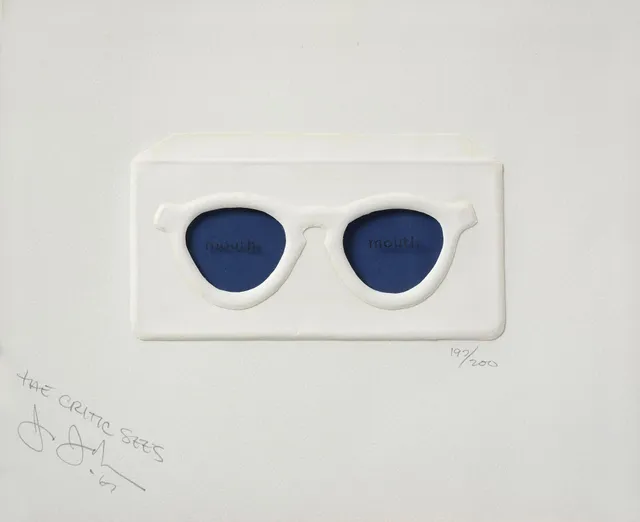 Jasper Johns, "The Critic sees" ur "Ten from Leo Castelli".
