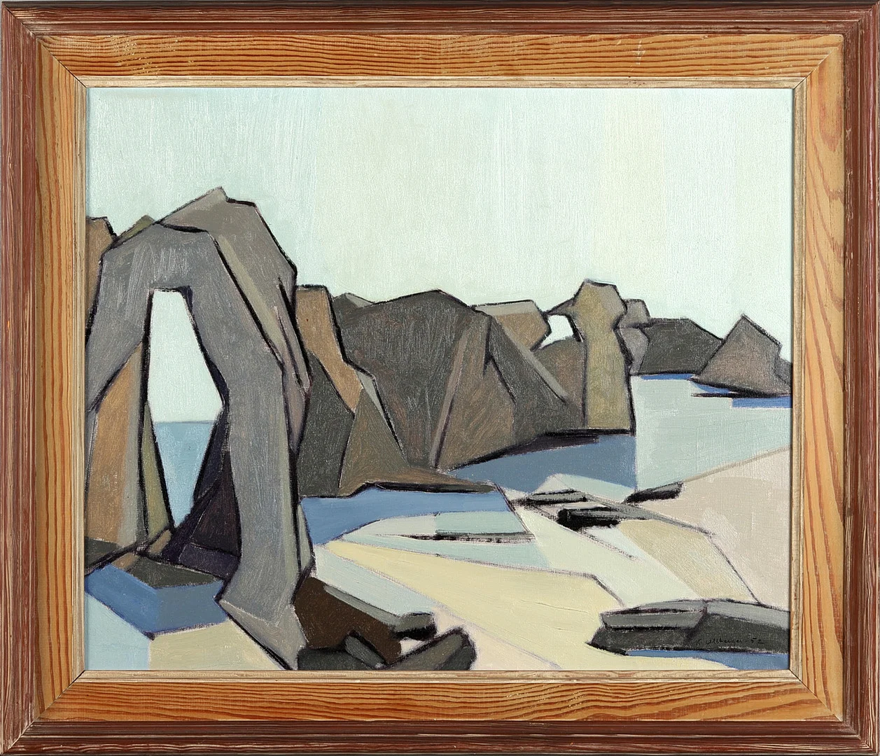 KURT ULLBERGER (1919-2008). "Raukar, Hamra", olja på duk. — Paintings — Crafoord Auktioner Stockholm