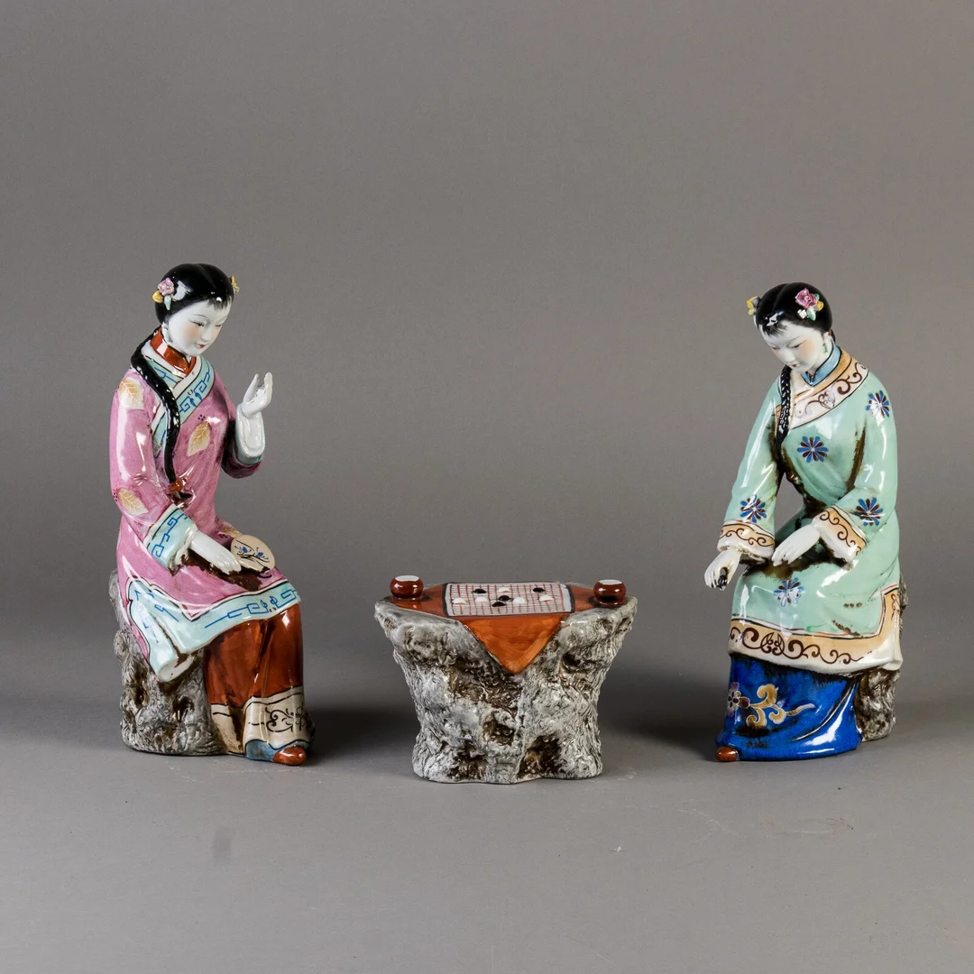 Kinesiske porcelænsfigurer (3) — Hobby and collectibles/Asian art — Lauritz
