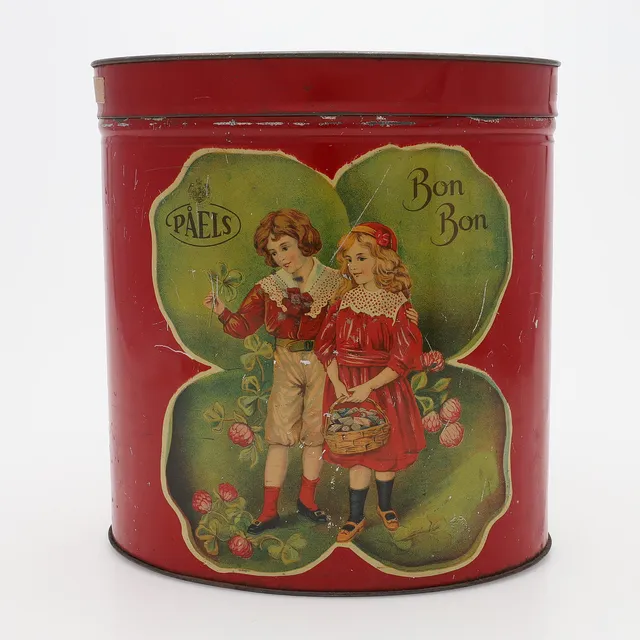 PLÅTBURK, "PÅELS BONBON".