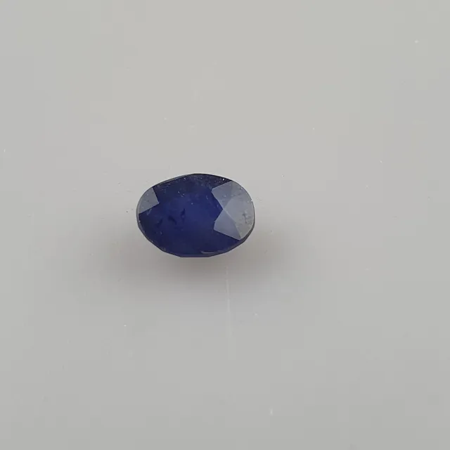 - 7.80 Ct Faceted Blue Sapphire, Oval Shape, IGL&I Certified.