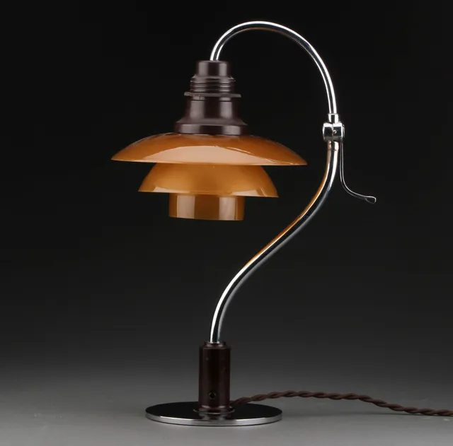 Poul Henningsen. 'Question mark' table lamp, 1930/1940