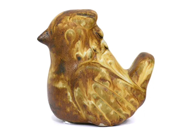 Figurin, stengods, design Willi Fischer, höjd 8,5cm