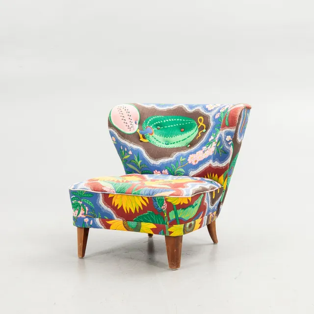 Gösta Jonsson, tillskriven, fåtölj, "Swedish Modern”, 1940/50-tal.